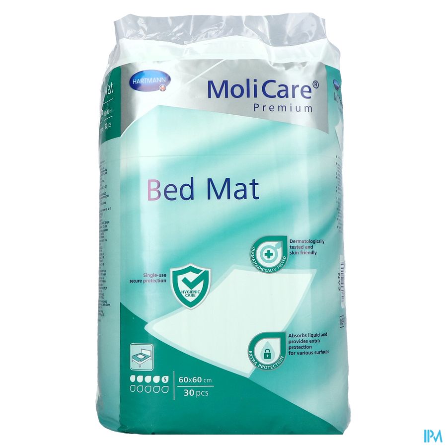 Molicare Pr Bed Mat 5d 60x60 30 P/s 1