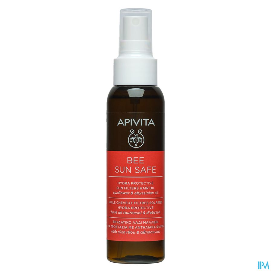 Apivita Hydra Protective Sun Filter Hair Oil 100ml 3