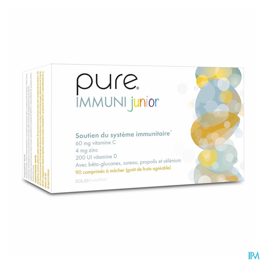 Pure Immuni Junior Kauwtabl 90 Pure Immuni Junior Kauwtabl 90