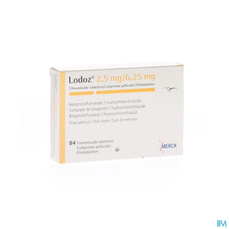 Lodoz 2,5mg/6,25mg Tabl 84 Lodoz 2,5mg/6,25mg Tabl 84