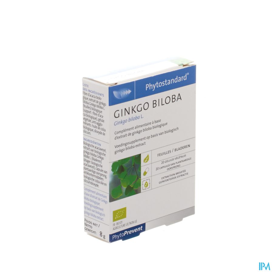 Phytostandard Ginkgo Biloba Caps 20 1