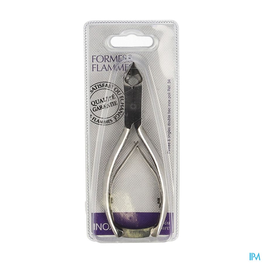 Formes&flammes 34 Nageltang Dubbele Bek Inox
