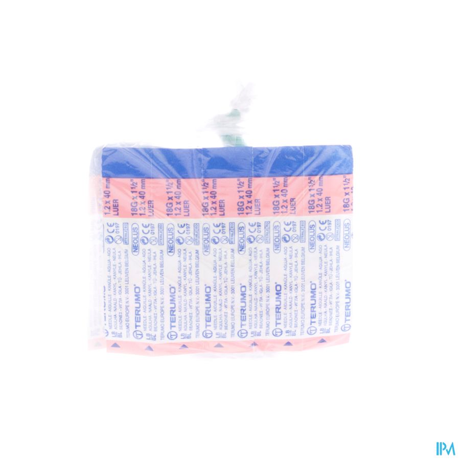 Wwnld Terumo 18g1 1/2 1,20x40 10 St 1838r