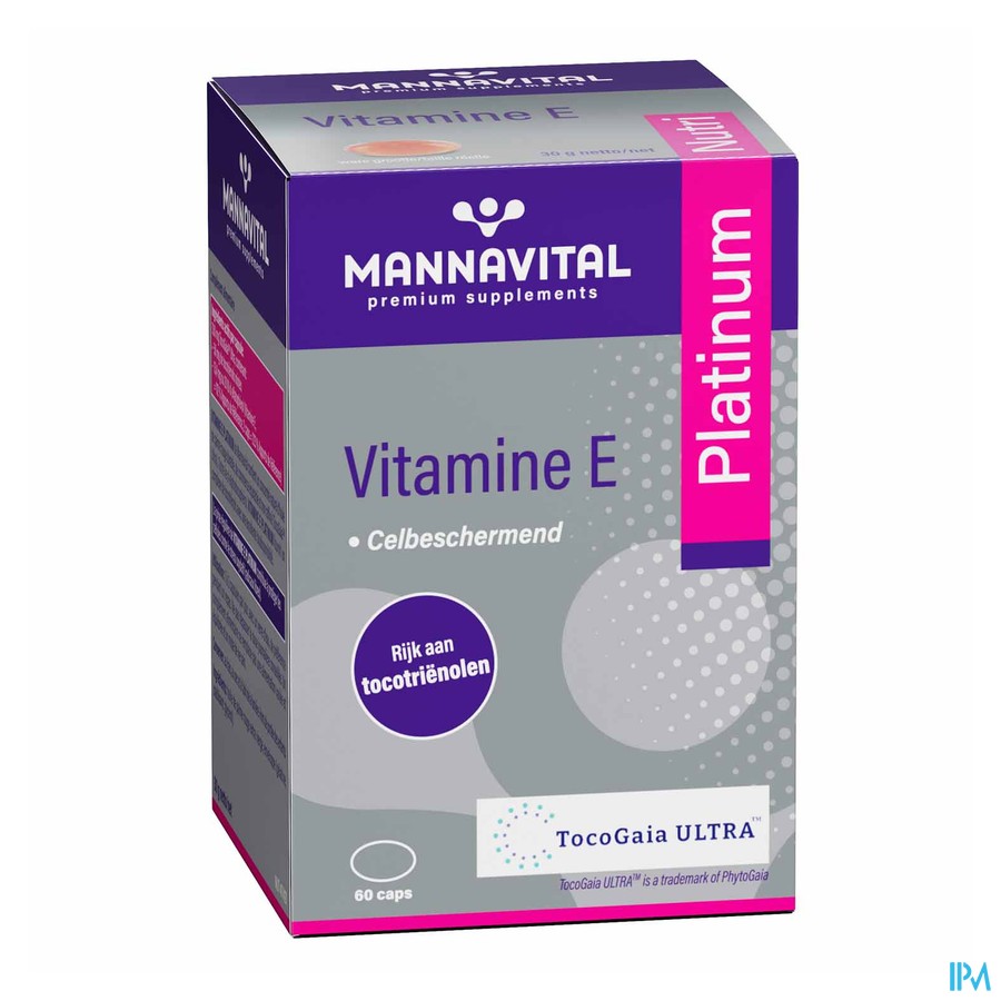 Mannavital Vitamine E Caps 60