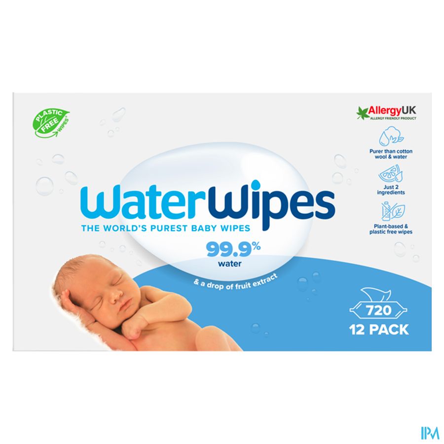 Waterwipes Lingettes Biodegradable 720 2