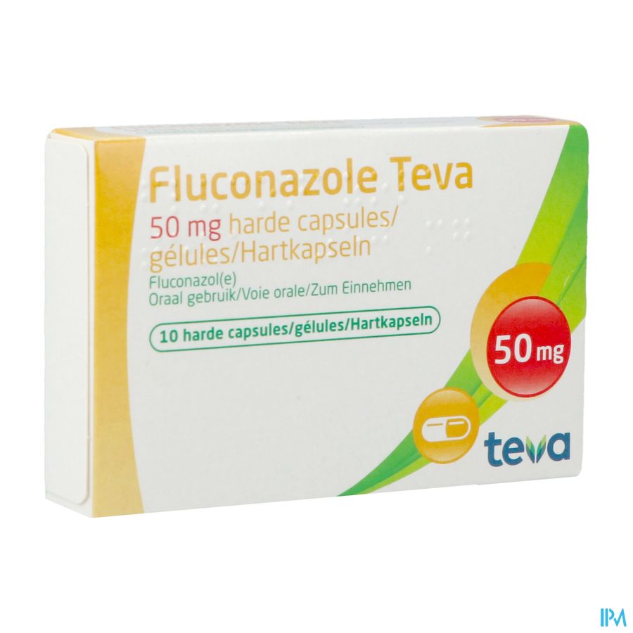 Fluconazole Teva Caps 10 X 50mg Fluconazole Teva Caps 10 X 50mg