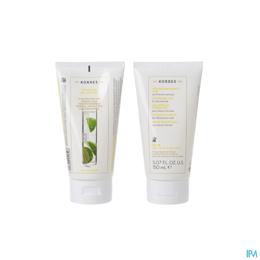Korres Kh Gel Coiffant Lime 150ml