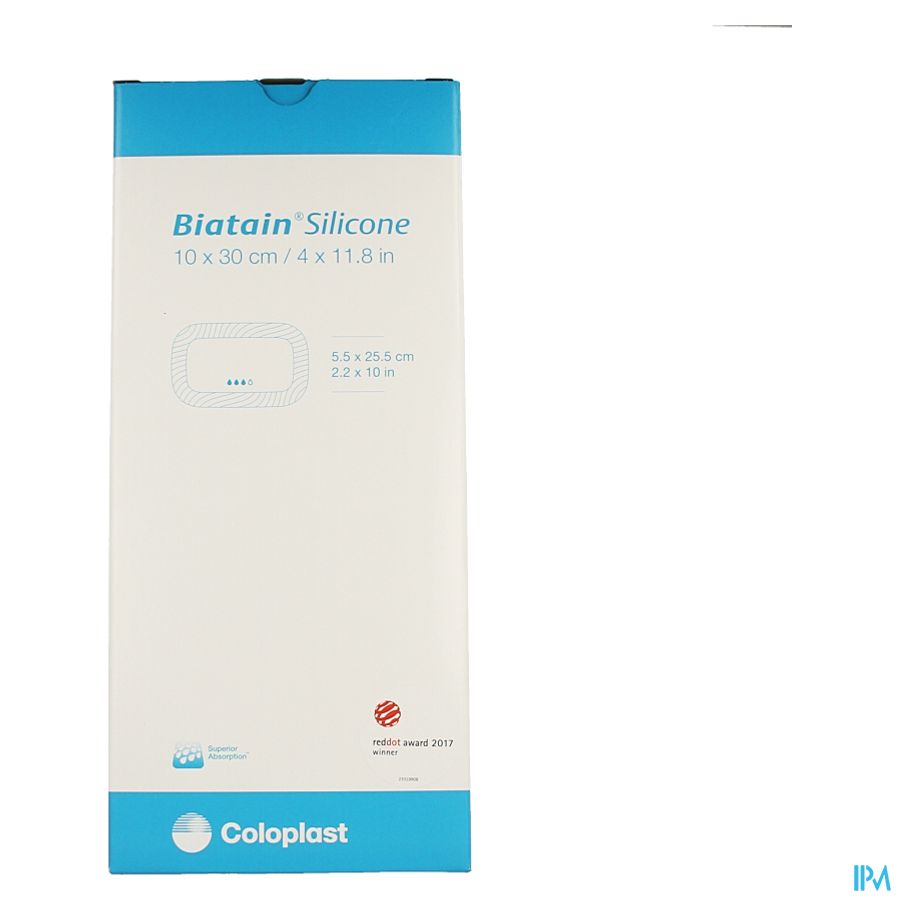 Biatain Silicoon Adhesive Ster 10,0x30,0cm 5 33401 1