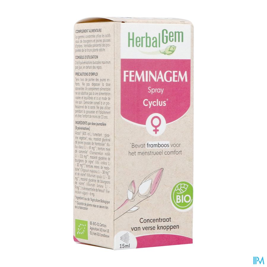Herbalgem Feminagem Spray Bio 15ml Herbalgem Feminagem Spray Bio 15ml