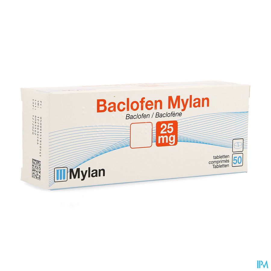 Baclofen Viatris 25mg Tabl 50 Baclofen Viatris 25mg Tabl 50