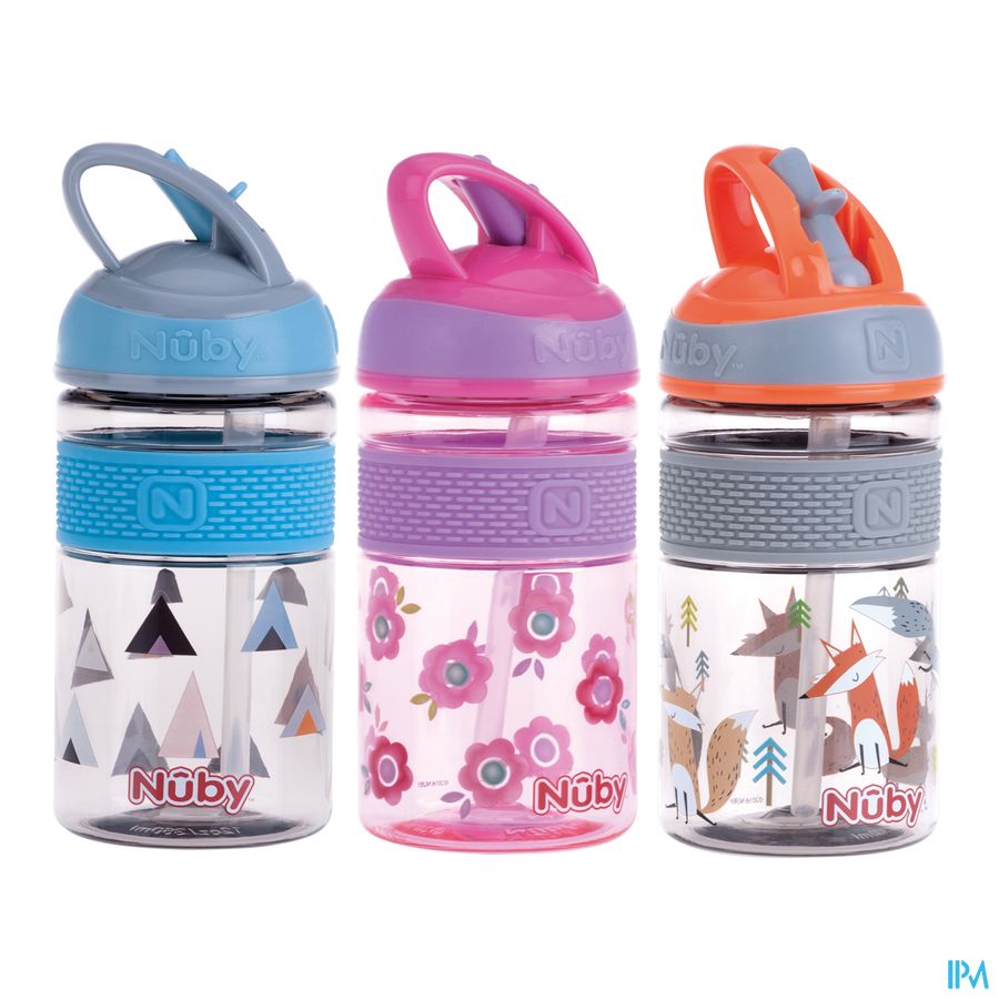 Nuby Beker 2in1 Harde Tuit Uit Tritan 360ml 3j+ 1