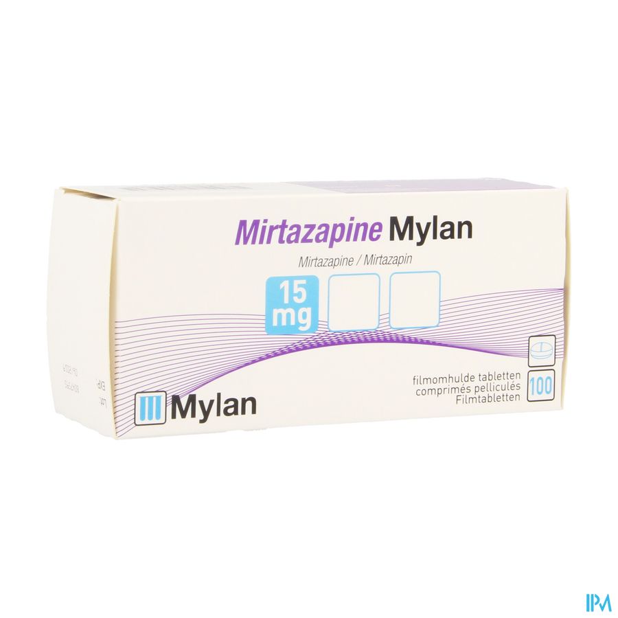 Mirtazapine Viatris 15mg Comp Pell 100 Mirtazapine Viatris 15mg Comp Pell 100