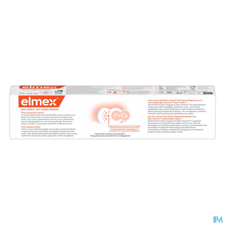 Elmex A/caries Original Tandpasta 75ml 1