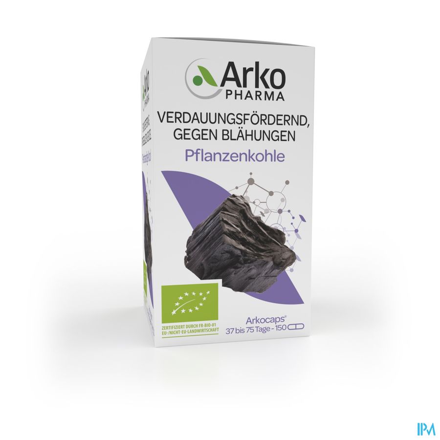 Arkogelules Charbon Vegetal Bio Caps 150