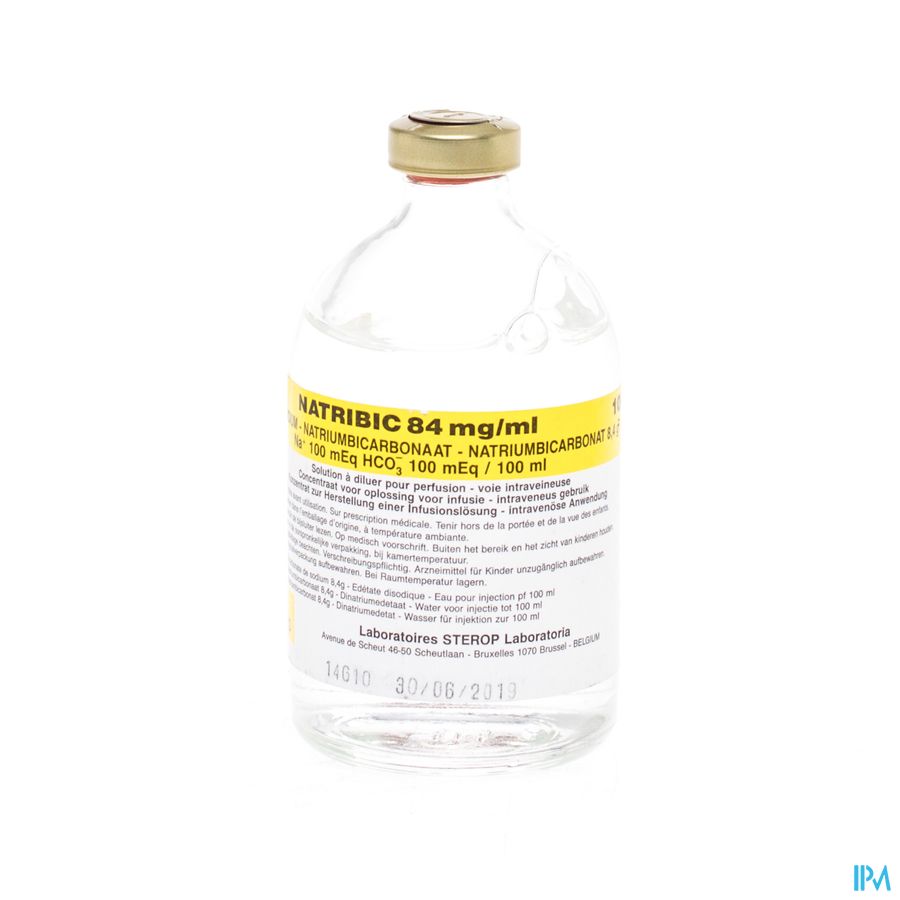 Natribic 84mg/ml Sol Inj 100ml Natribic 84mg/ml Sol Inj 100ml