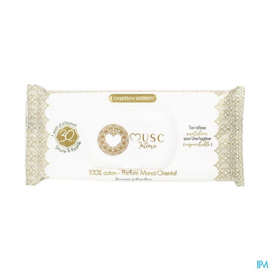Musc Intime Lingettes Intime Monoi Oriental 30