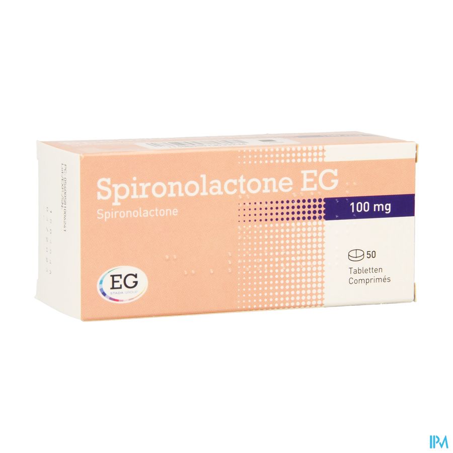 Spironolactone EG     Tabl 50X100Mg Spironolactone EG     Tabl 50X100Mg