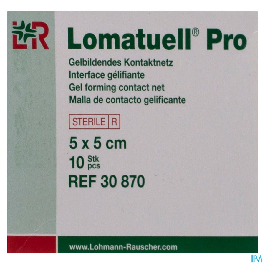 Lomatuell Pro Kompres Ster 5x 5cm 10 30870 5