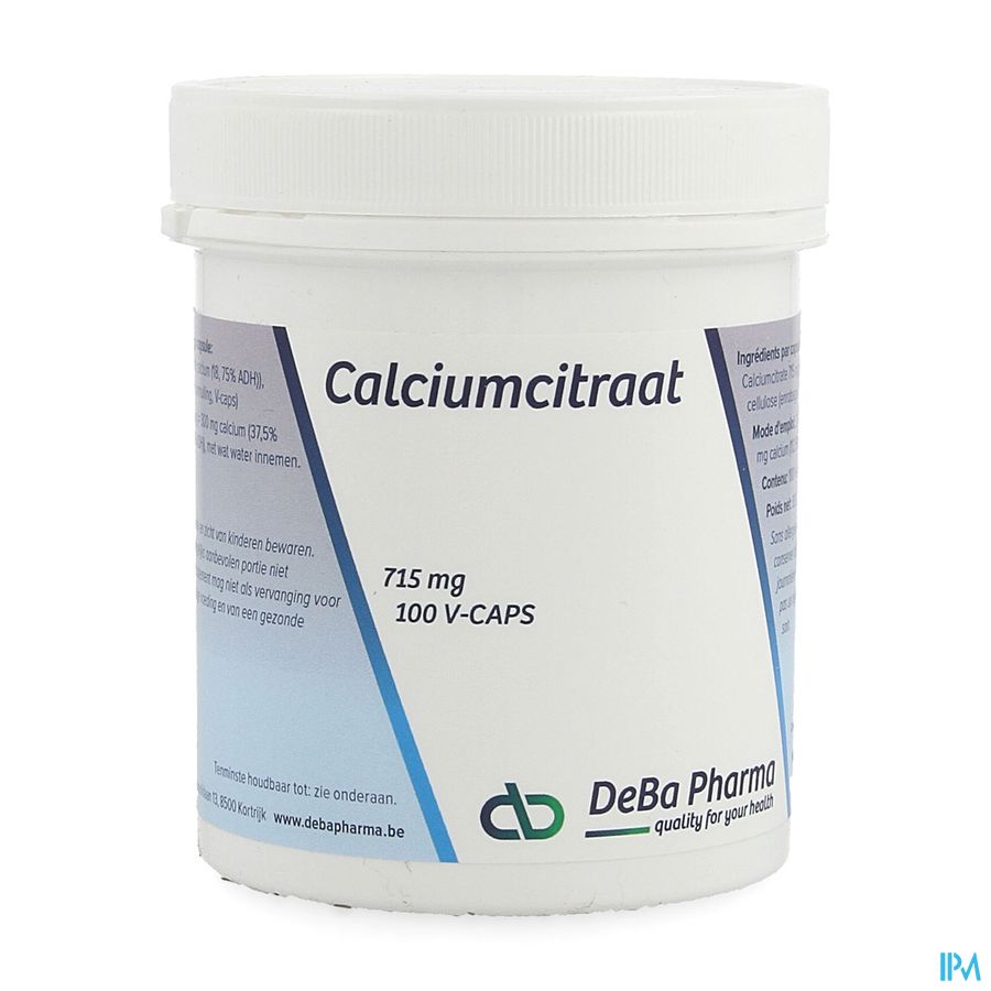 Calciumcitraat V-caps 100 Deba 1