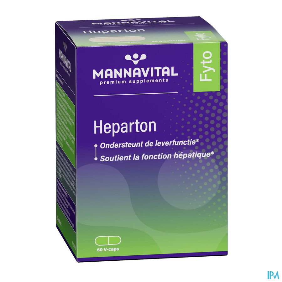Mannavital Heparton V-caps 60