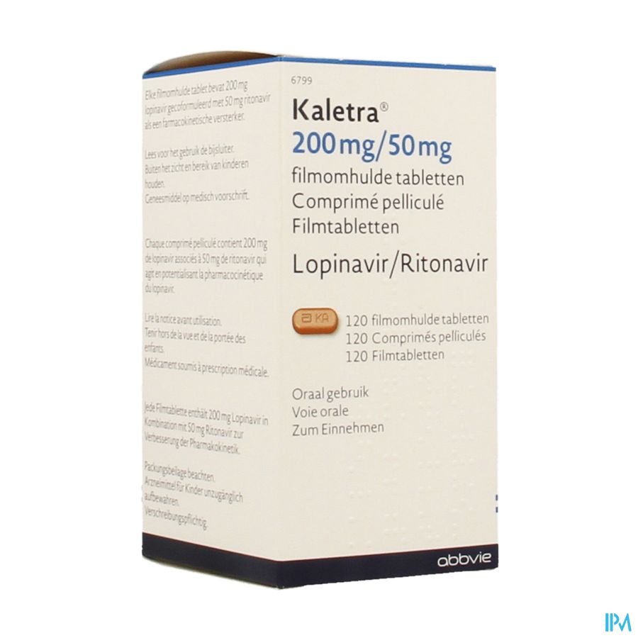 Kaletra 200mg/50mg Filmomh Tabl 120 Kaletra 200mg/50mg Filmomh Tabl 120