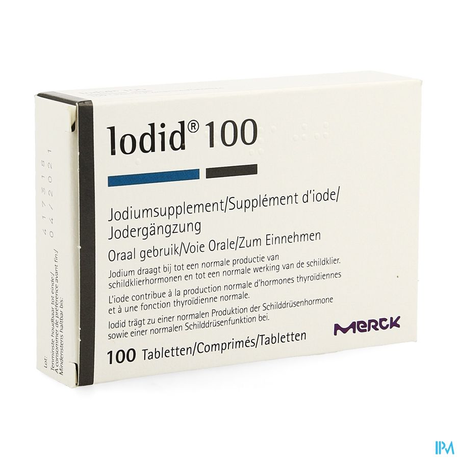 Iodid Tabl 100x100ug Iodid Tabl 100x100ug