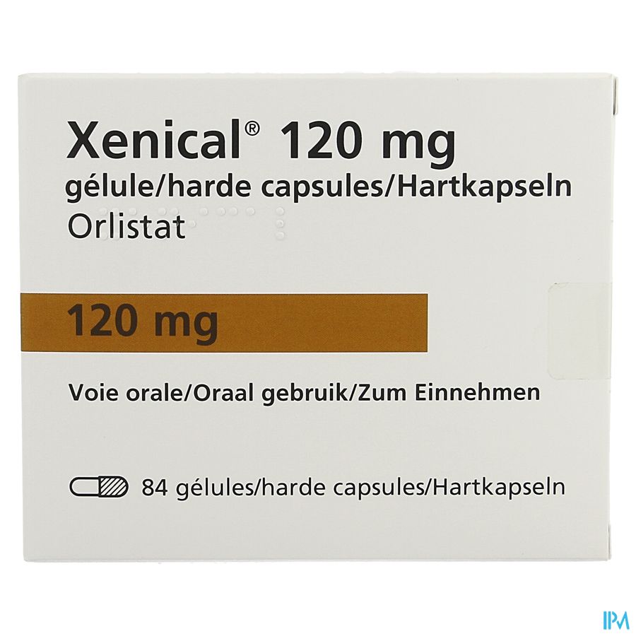 Xenical 120mg Orifarm Caps Durs 84x120mg 3