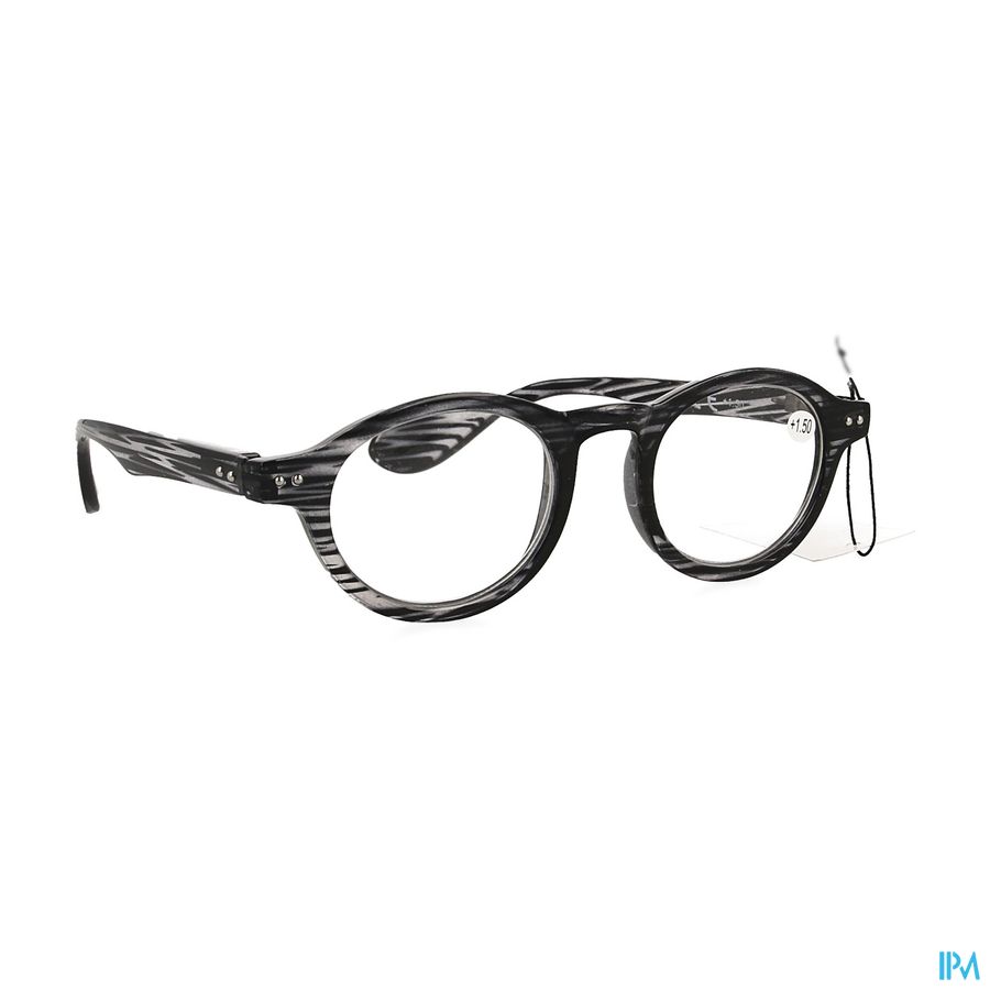 Pharmaglasses Milano Grey/black +1.50