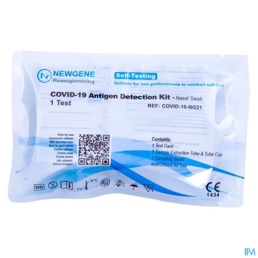 Newgene Covid-19 A/geen Test Kit 1 Dentalbel 1