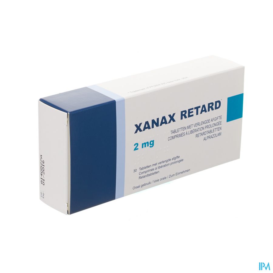 Xanax Retard 2,00mg Impexeco Tabl 30 Pip