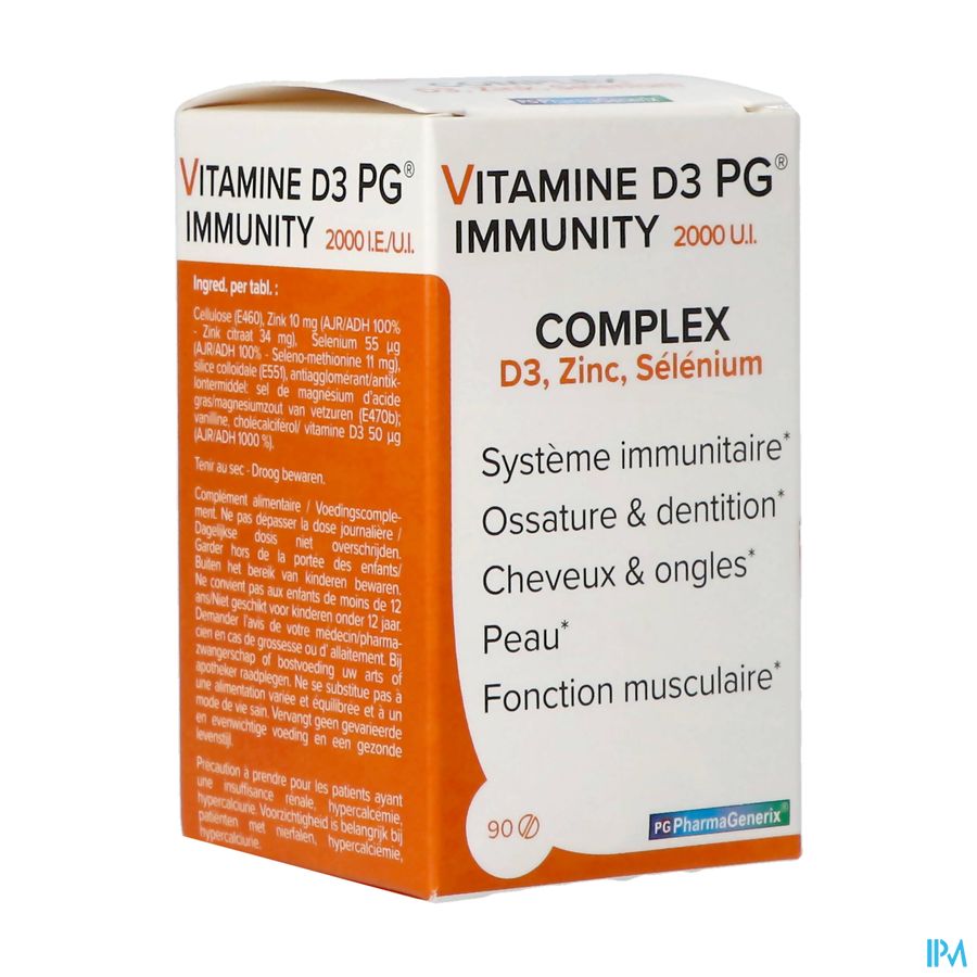 Vitamine D3 2000ui Immunity Pharmagenerix Comp 90 Vitamine D3 2000ui Immunity Pharmagenerix Comp 90