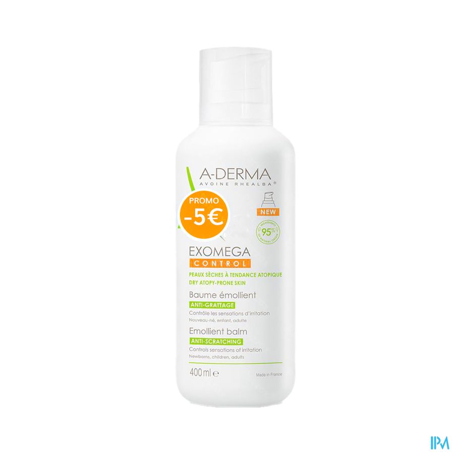 Aderma Exomega Control Baume Pomp 400ml Promo -5€