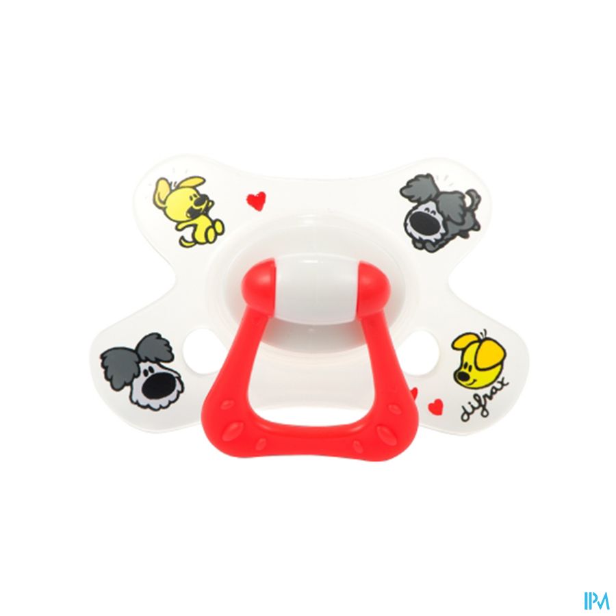 Difrax Sucette Natural Woezel&pip 6m+ Difrax Sucette Natural Woezel&pip 6m+