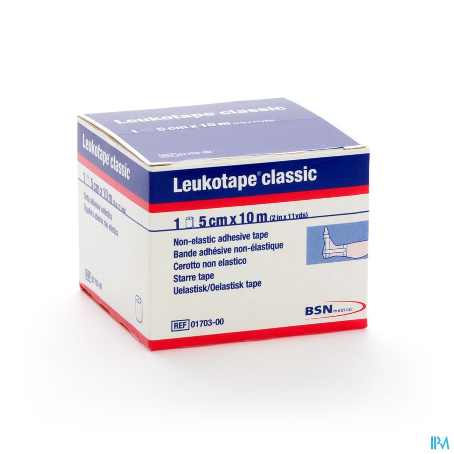 Leukotape Classic Blanc 5,00cmx10m 1 0170300 1