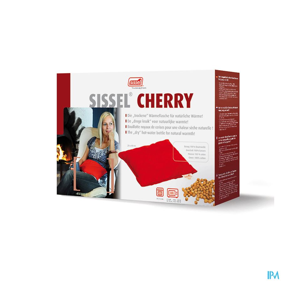 Sissel Cherry Coussin Noyaux Cerise 23x26cm Rouge Sissel Cherry Coussin Noyaux Cerise 23x26cm Rouge