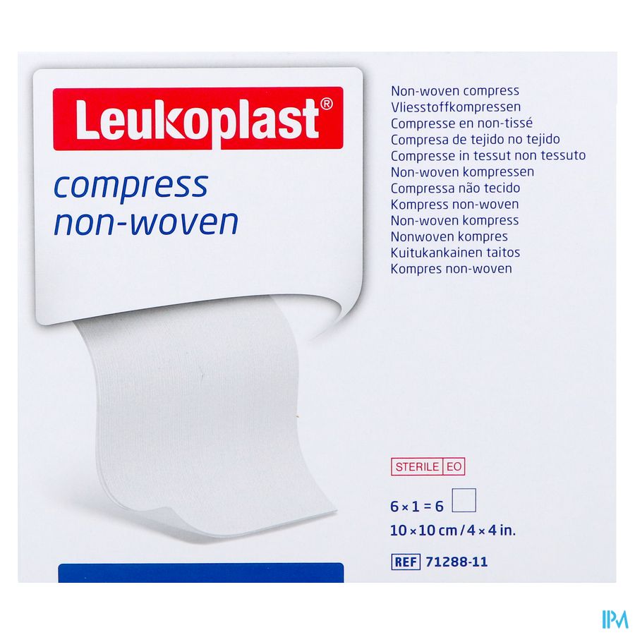 Leukoplast Compress N/woven St. 10cmx10cm 6 1