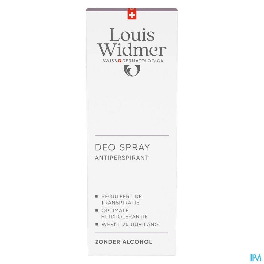 Widmer Body Deo Spray A/transpirant Parf 75ml Widmer Body Deo Spray A/transpirant Parf 75ml
