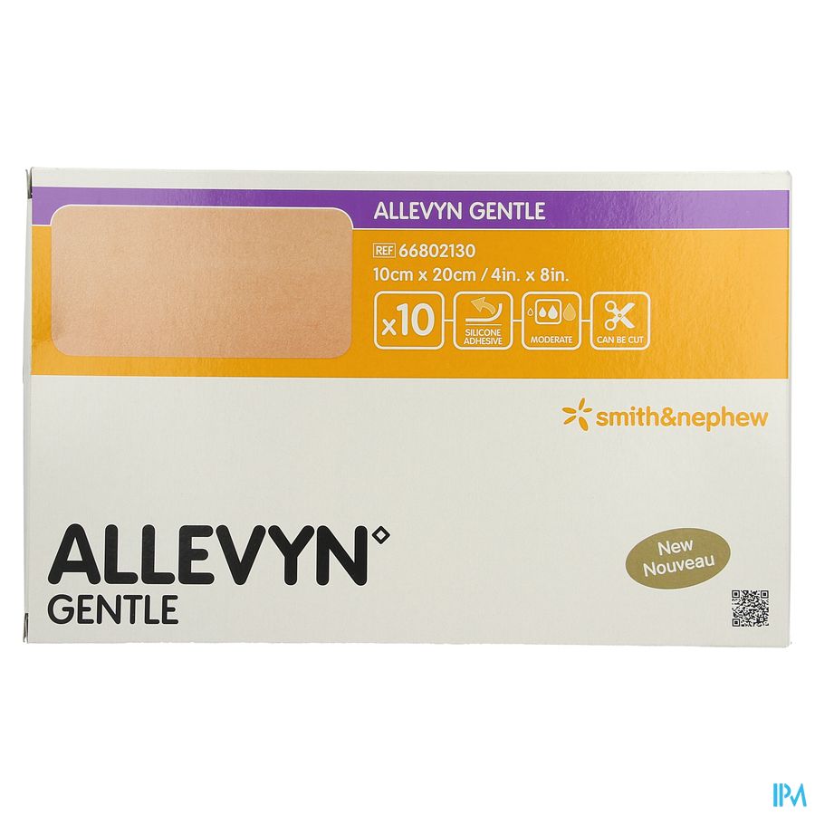 Allevyn Gentle Kp Foam 10cm X 20cm 10 66802130 1