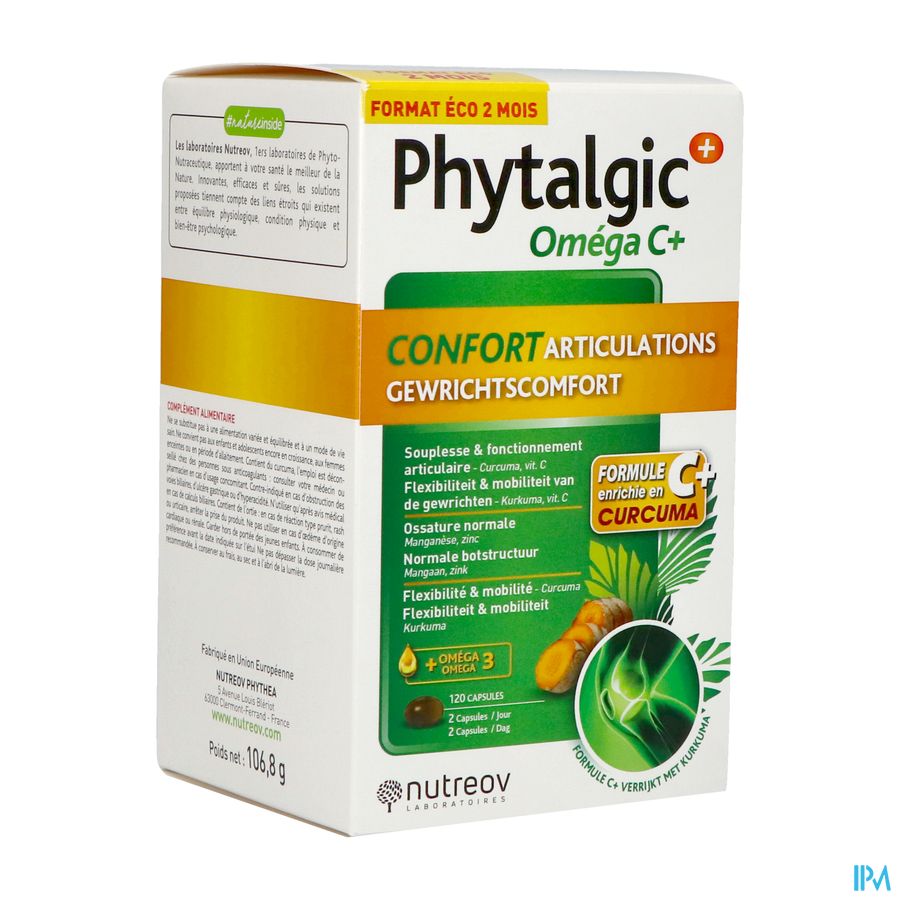 Phytalgic Omega C + Bt120 Caps 120 Phytalgic Omega C + Bt120 Caps 120