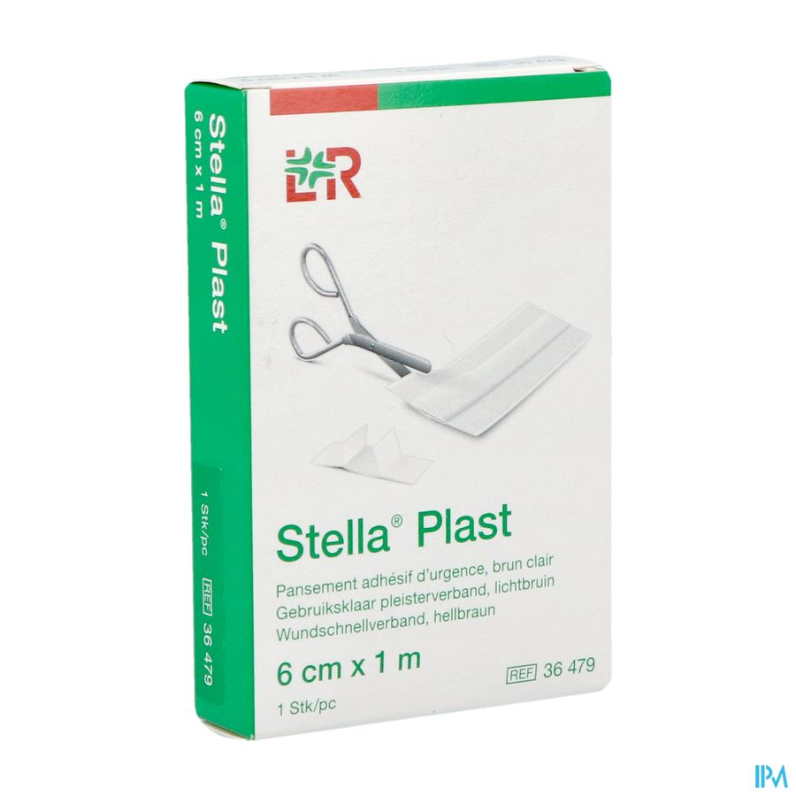 Stellaplast Kleefpleister + Schaar 6cmx1m 36479