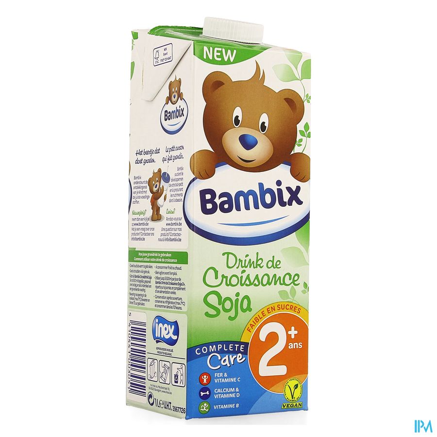 Bambix Groeimelk Soja 2+ 1l Bambix Groeimelk Soja 2+ 1l