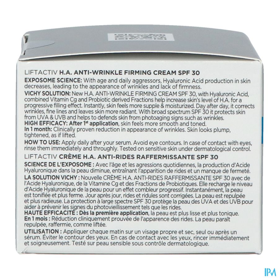 Vichy Liftactiv H.a A/rimpel Verstev.cr Spf30 50ml 2