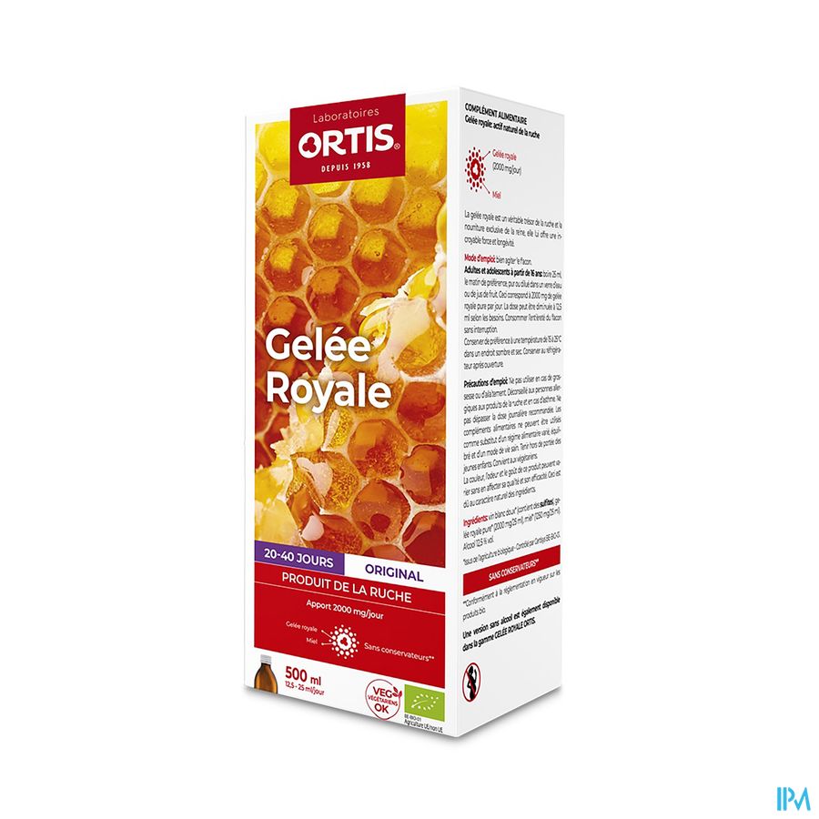 Ortis Gelee Royale Bio 500ml Ortis Gelee Royale Bio 500ml