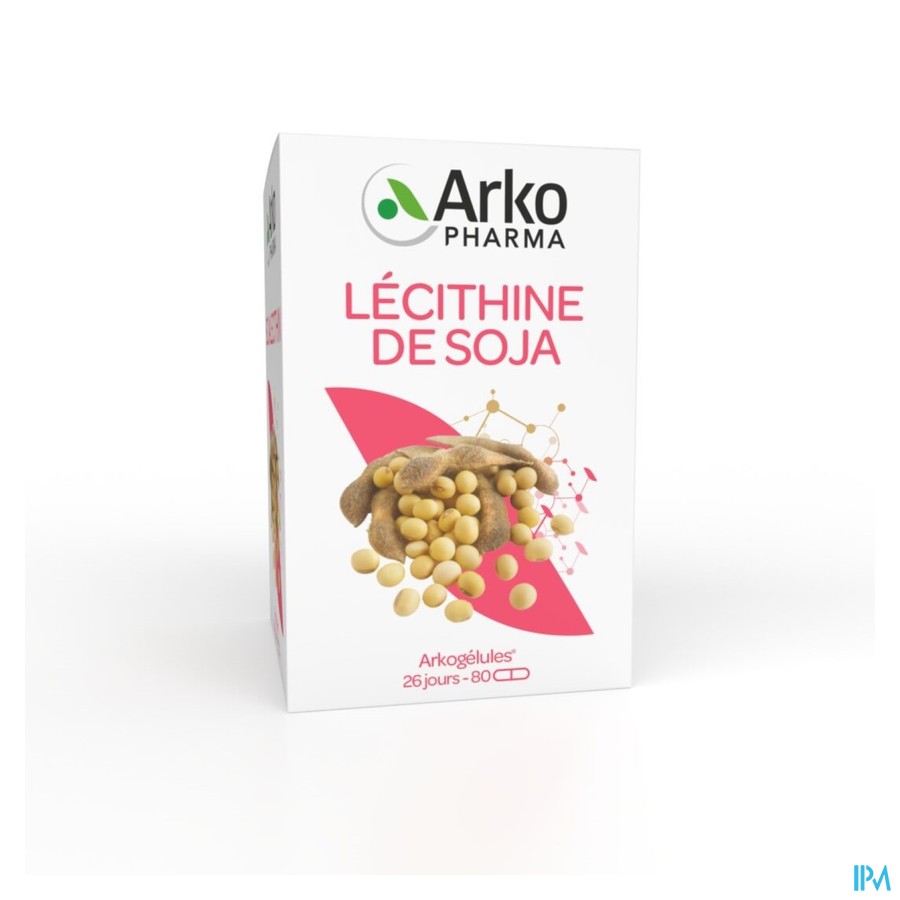 Arkogelules Lecithine Soja Caps 80