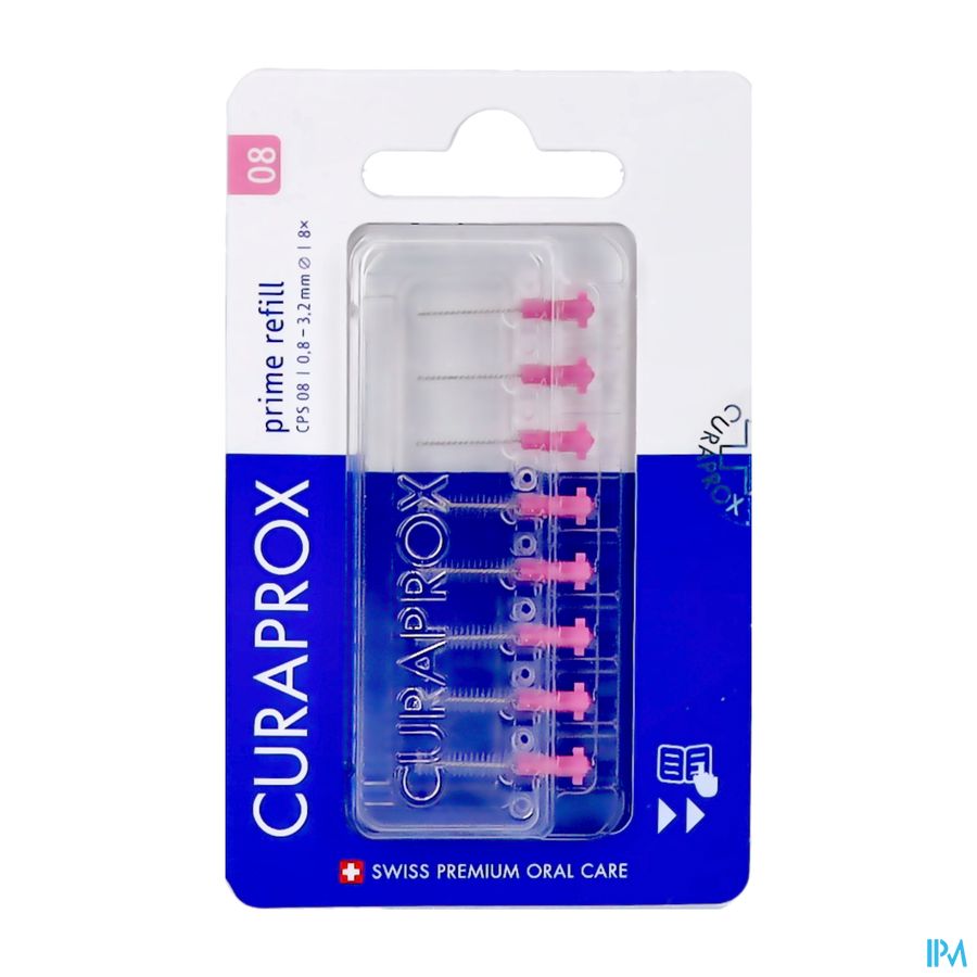 Curaprox Cps 08 Prime Brushes Refill 8