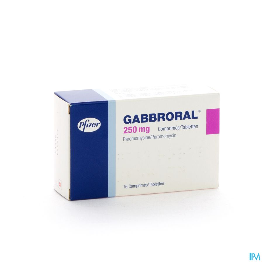 Gabbroral Comp 16 X 250mg Gabbroral Comp 16 X 250mg