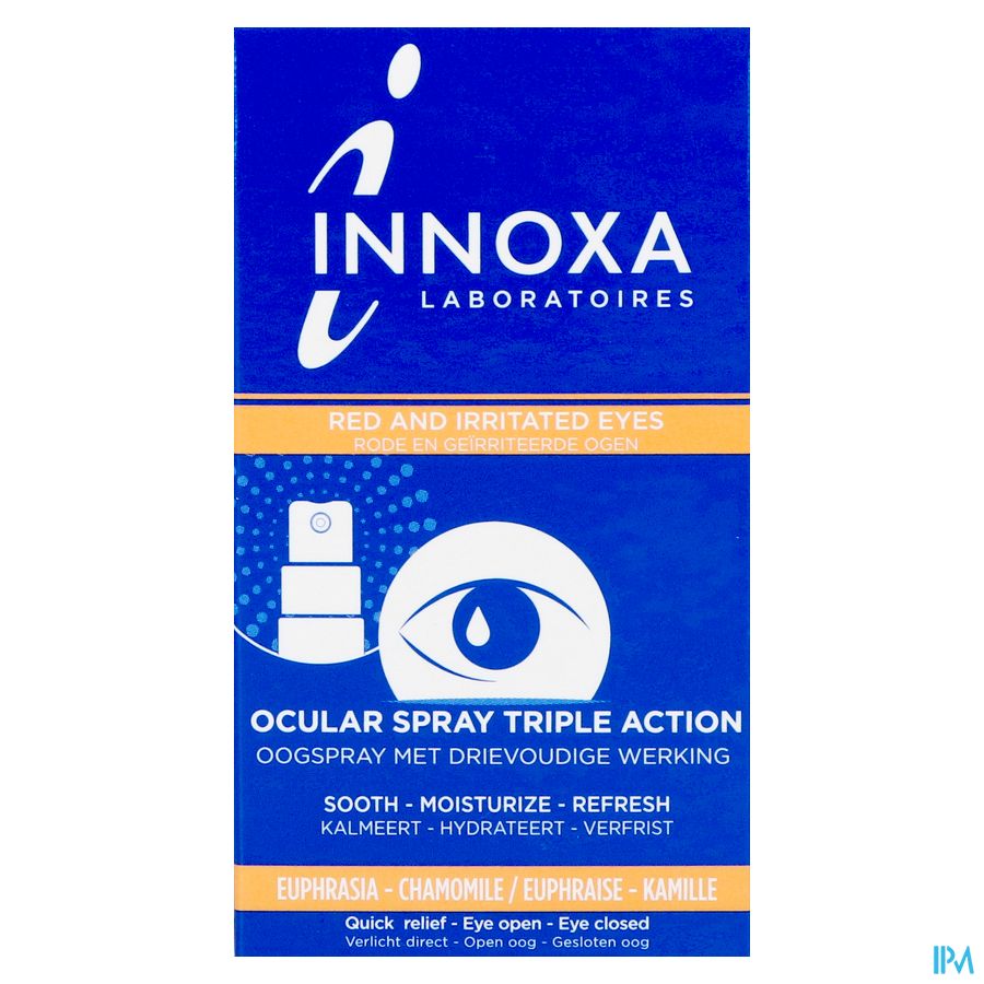 Innoxa Oogspray Rode&geirriteerde Ogen 10ml 7
