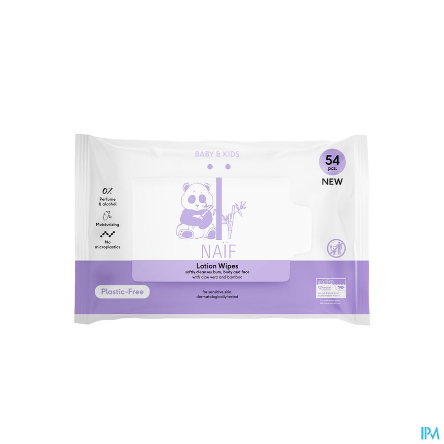 Naif Baby&kids Lotion Baby Wipes Pack 54 Naif Baby&kids Lotion Baby Wipes Pack 54