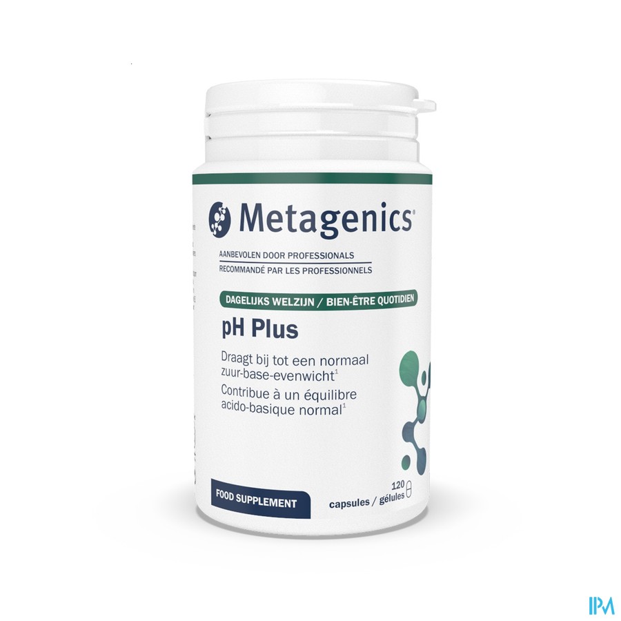 Ph Plus Pot Caps 120 20554 Metagenics