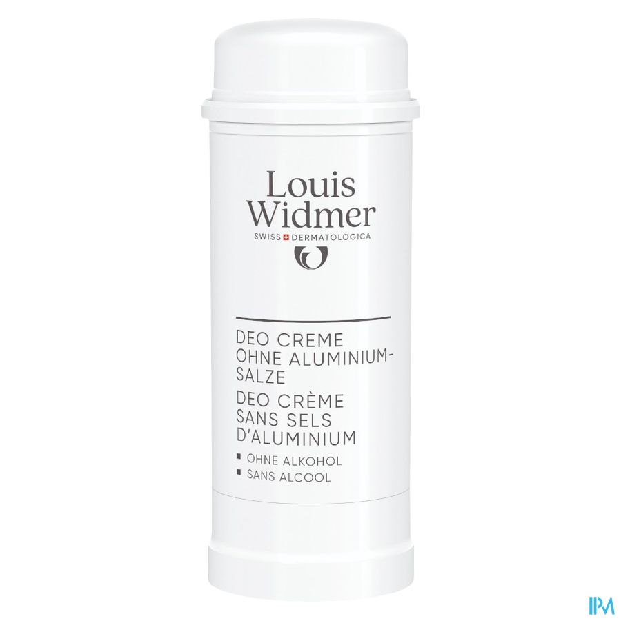 Widmer Deo Crème Zonder Aluminiumzouten Zonder Parfum 40ml 4